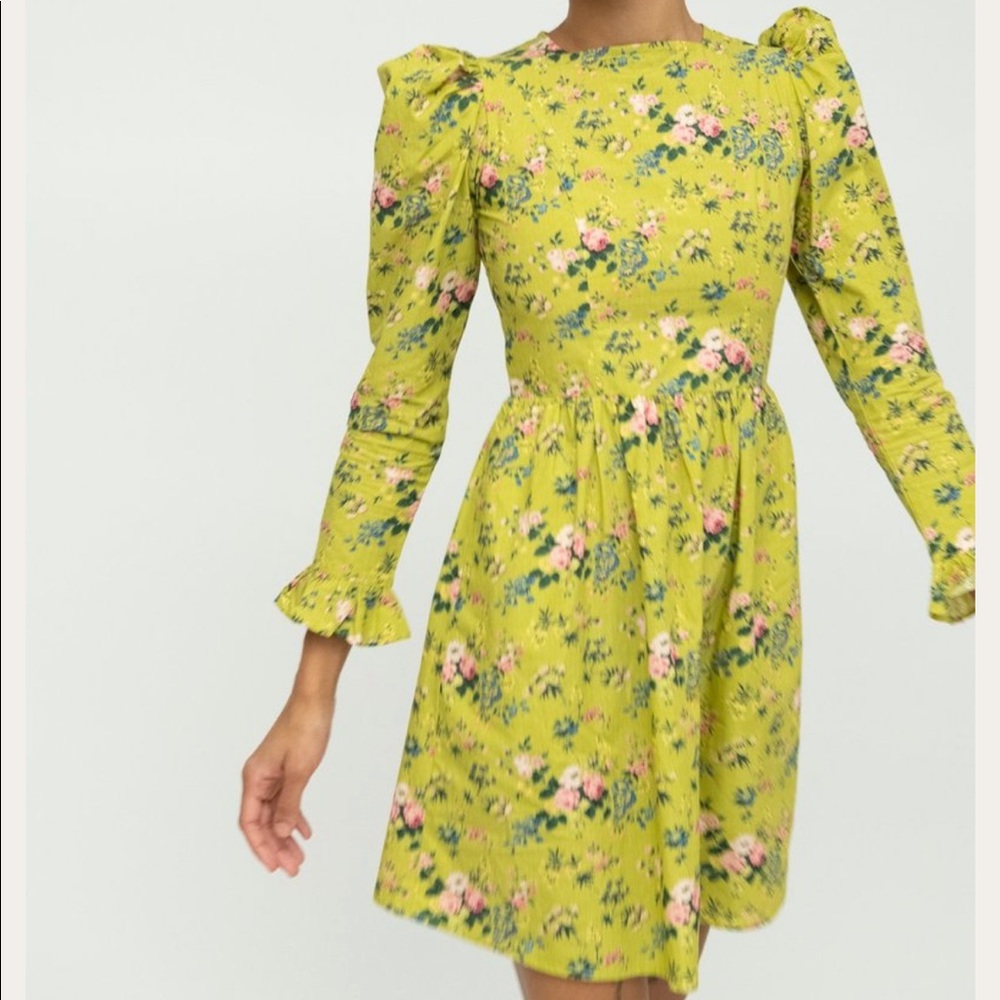 Batsheva x Laura Ashley Mini Prairie Dress in Fairford sz 14 (Sold Out Online)